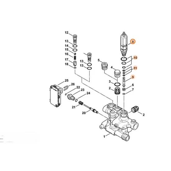 Stihl  Tłok sterujący 4757 510 0300